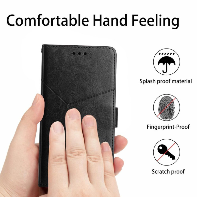 Xiaomi 13 Lite / Civi 2 5G Wallet Cover Phone Case with Strap - Black