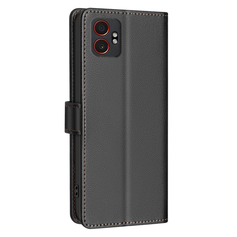 BINFEN COLOR Samsung Galaxy XCover7 Pro Nahkakotelo Lompakko RFID-suojattu Puhelinsuojus