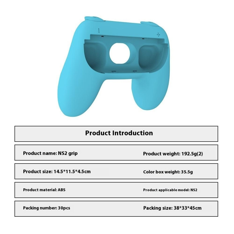 Kompatibel med Nintendo Switch 2 Skal för Kontroll 1 par Joy-Con - blå + orange