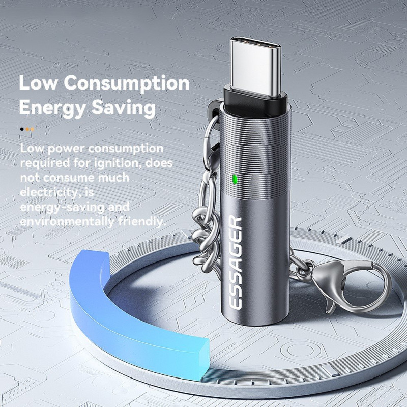 ESSAGER USB-C cigarettænder automatisk sluk