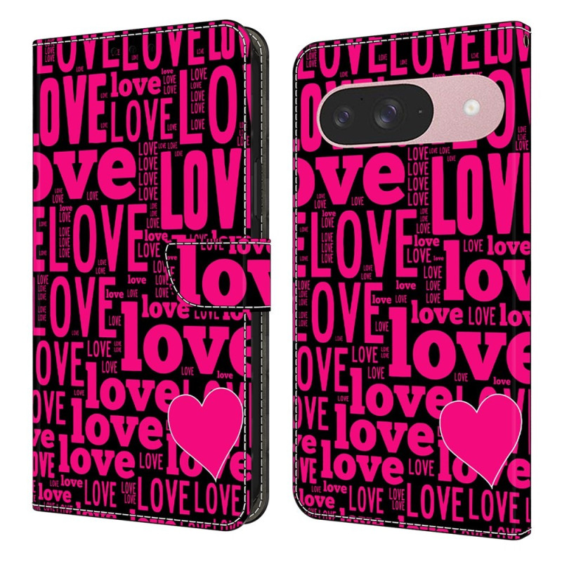 Til Google Pixel 10 Pro / 10 / 9 Pro / 9 Lommebok Dekket Mønstertrykt PU-lær Flip Stativ Mobildeksel