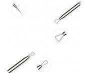 Blackhead Remover Finne Comedone Extractor Tool Akne Ta bort