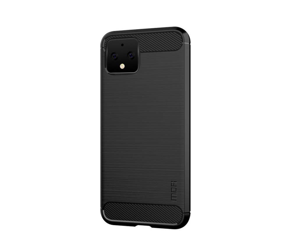 MOFI Google Pixel 4 Karbon fiber Skal / Fodral - Svart