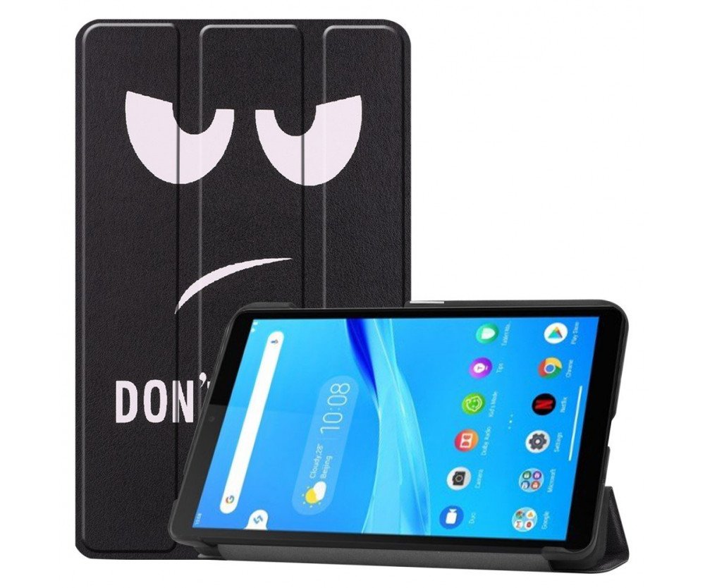 Tri-fold Fodral till Lenovo Tab M7 (1 Gen) - Don't Touch Me