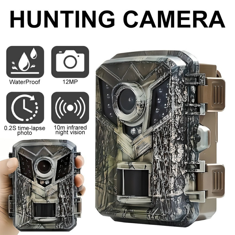 IP66 Vandtæt 1080P HD Infrarød Trail Cam Nattesynsmonitor Jagtkamera