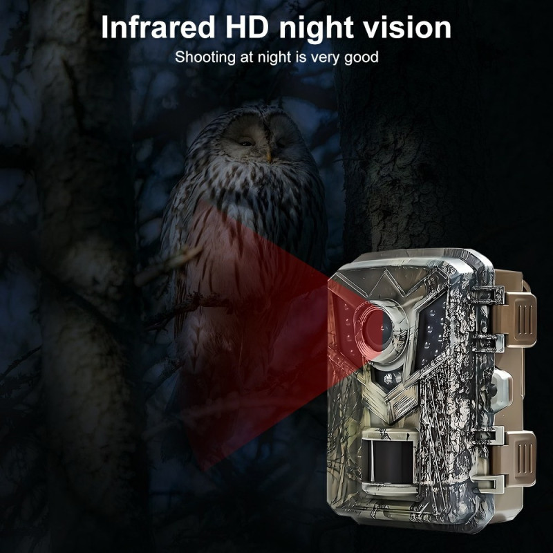 IP66 Waterproof 1080P HD Infrared Trail Cam Night Vision Monitor Hunting Camera