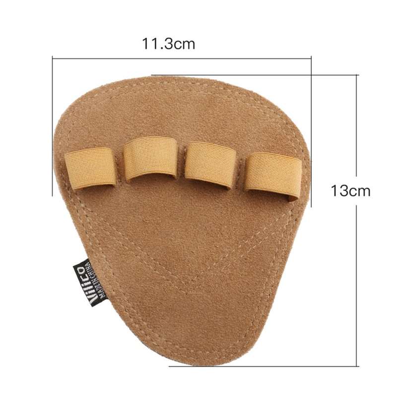 Pull-ups grepputer skinnhåndflatebeskytter treningshansker for vektløfting