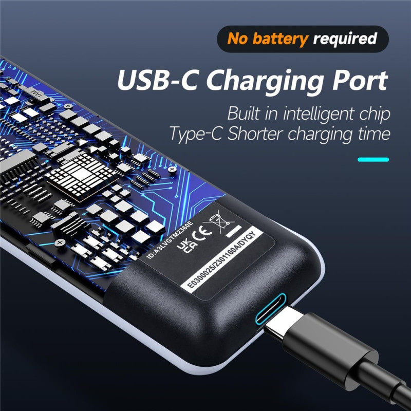 TV-fjernkontroll med erstatning BN59-01432A for Samsung TV, soldrevet stemmefunksjon