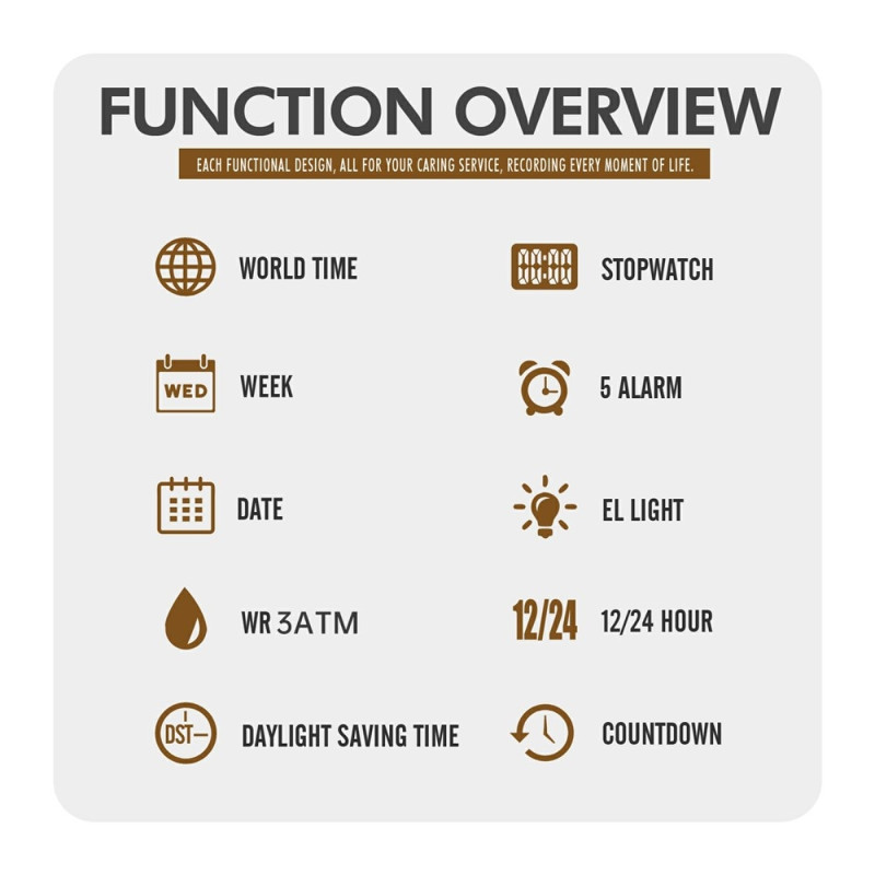 SKMEI Digital Elektronisk Armbåndsur Ur Baggrundsbelysning - Hvid+sort