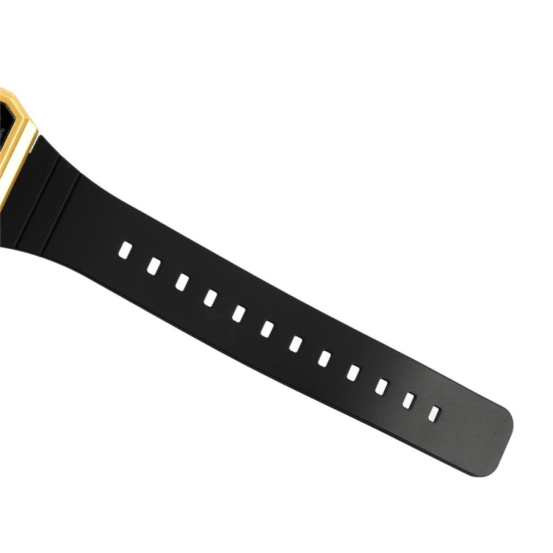 SKMEI Digital Elektronisk Armbandsklocka Klocka Bakgrundsbelysning - Guld+Svart