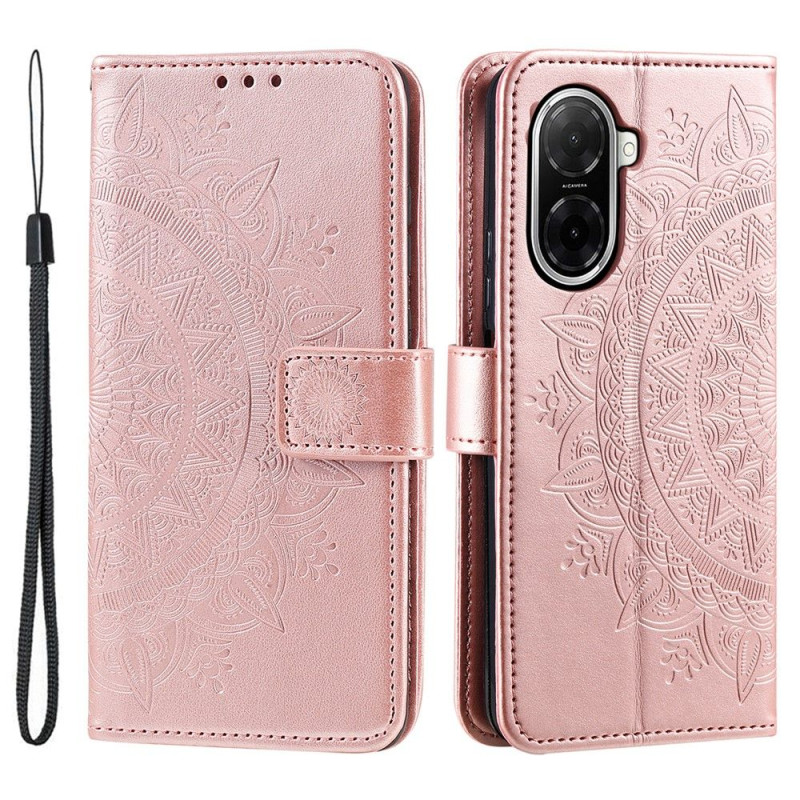 Til Xiaomi Redmi A5 4G / Poco C71 4G Stand Cover Totem Tegnebogsetui  Rose Gold