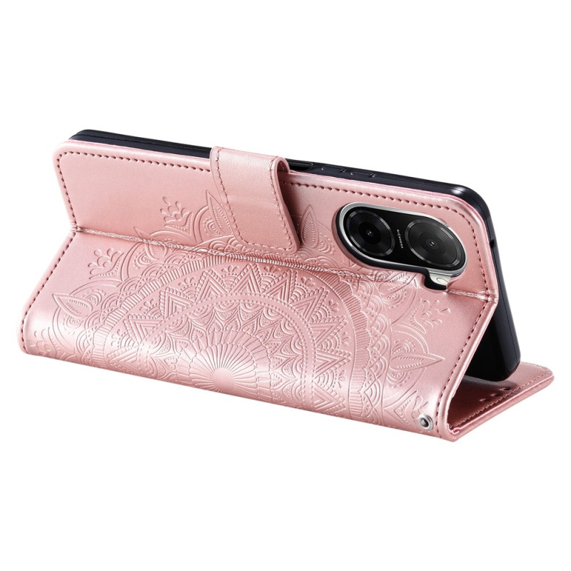 Til Xiaomi Redmi A5 4G / Poco C71 4G Stand Cover Totem Tegnebogsetui  Rose Gold
