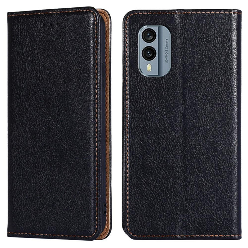 Nokia X30 5G Stand Phone Case Full Protection Wallet Cover - Black