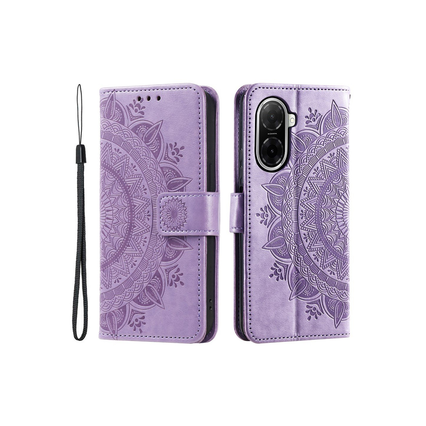 Til Xiaomi Redmi A5 4G / Poco C71 4G Stand Cover Totem Tegnebogsetui