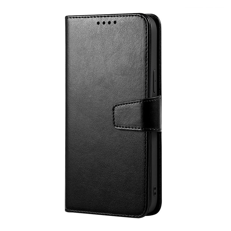 Til Honor Magic7 Pro 5G Etui Stativ Kortholder Pungcover - Sort