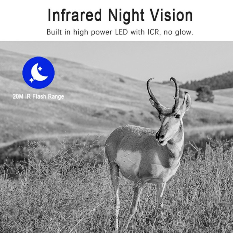 Monitor Wildlife Wild Animals Hunting Camera 4G Remote Surveillance Wireless Trail Cam