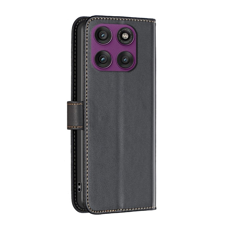 BINFEN COLOR BF17 For Motorola Edge 60 Pro 5G Case Wallet Folio Flip Cover