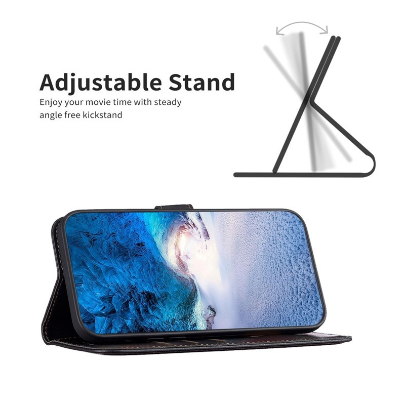 BINFEN COLOR BF17 Motorola Edge 60 Pro 5G Kotelo Lompakko Folio Flip Cover