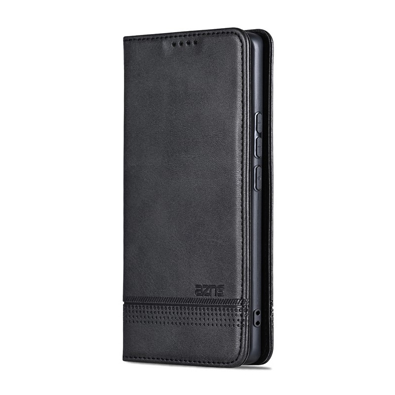 AZNS För Honor Magic7 Pro 5G Fodral PU-läder med koskinnstextur Plånboksfodral