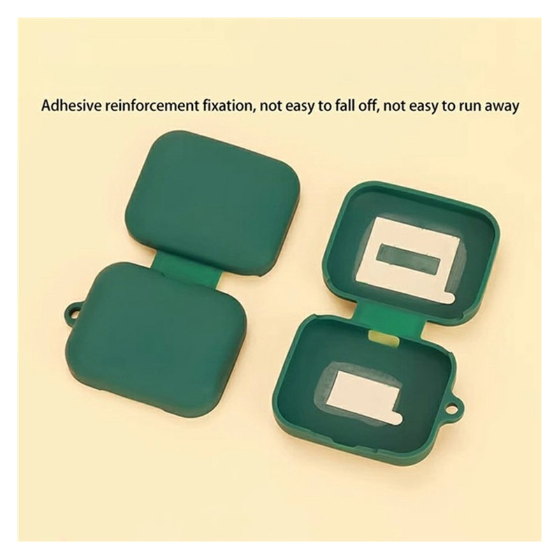 För Realme Buds Air 7 Silikonskal – Skyddsfodral med karbinhake + borste Svart