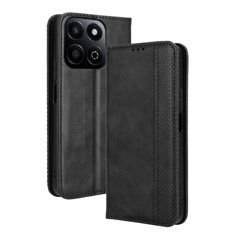 Til Honor 200 Smart 5G Stand Phone Case Fuld Protection Pung Cover - Sort