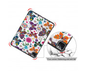 Apple iPad Pro 11 (2020) Slim fit tri-fold fodral - Butterflies and Flowers