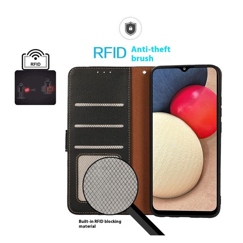 KHAZNEH Honor 400 Lite 5G Plånboksfodral Svart/Röd