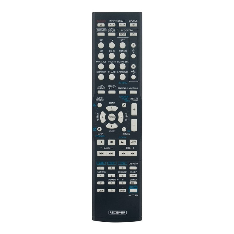 Remote Control Replacement for AXD7536 For Pioneer AV Receiver Stereo System