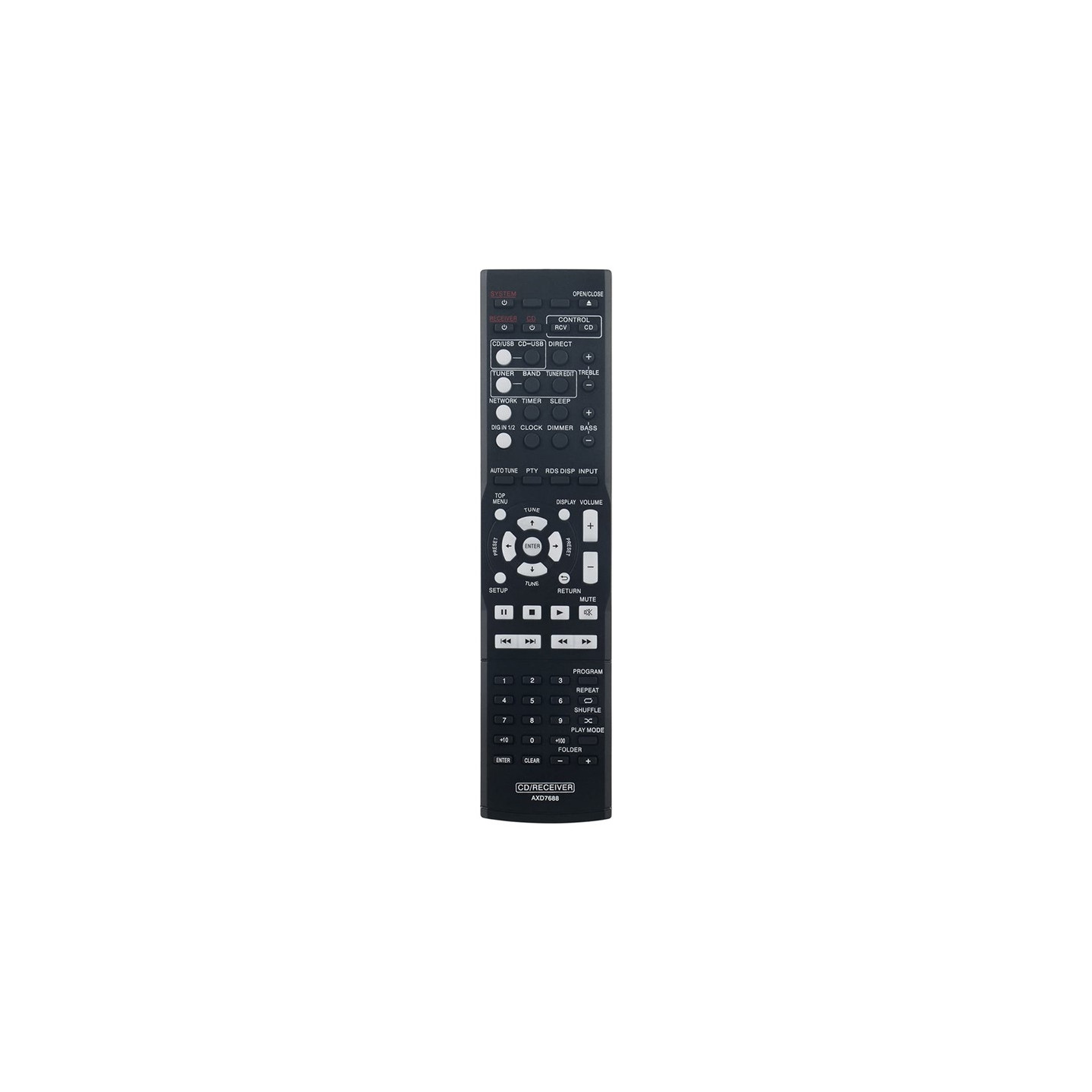Remote Control Replacement for AXD7688 For Pioneer AV Receiver Stereo System