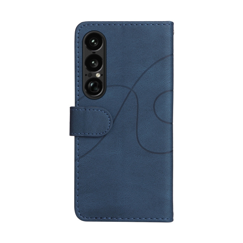 Til Sony Xperia 1 VII KT-serie-1 dobbeltfarve tegnebog