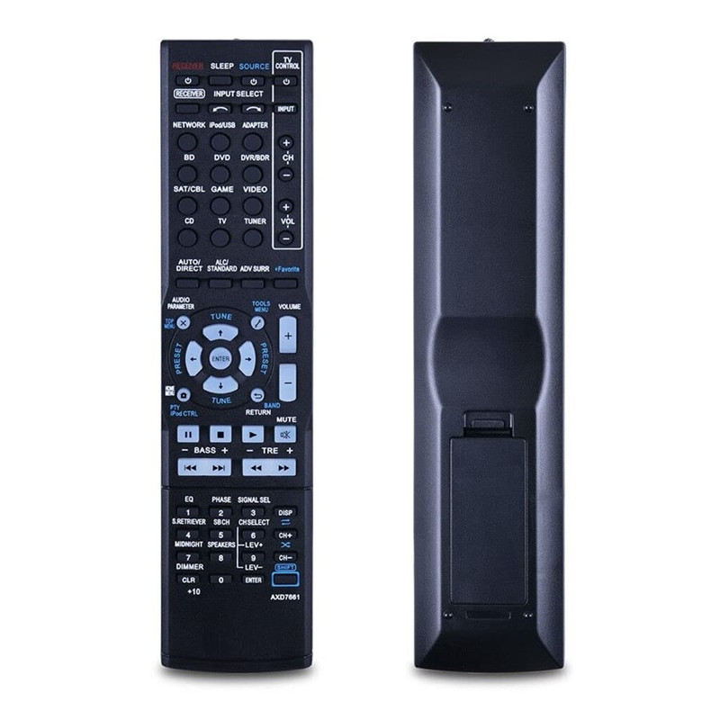 Remote Control Replacement for AXD7661 For Pioneer AV Receiver Stereo System