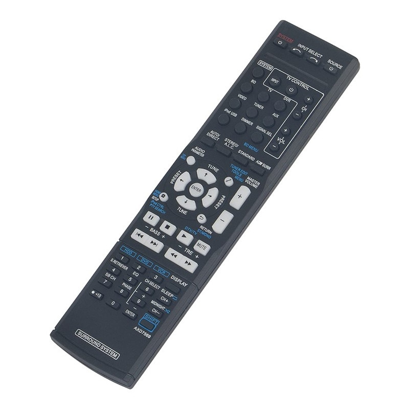 Fjärrkontroll Ersättning för AXD7569 För Pioneer AV Receiver Stereo System