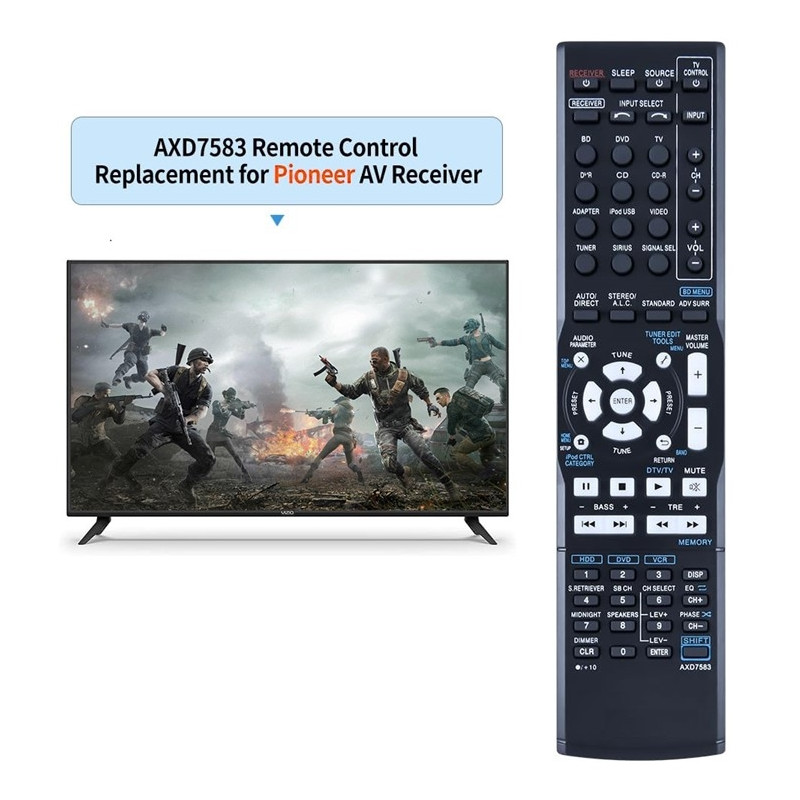 Fjernkontroll Utskiftning for AXD7583 for Pioneer AV-receiver Stereo System