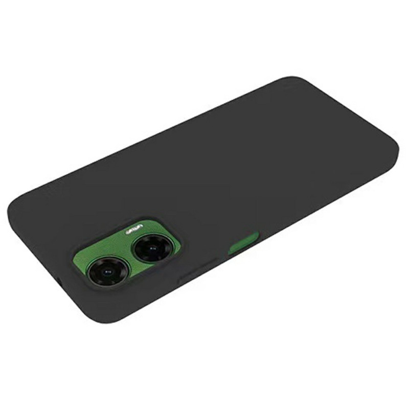 Til Motorola Moto G35 5G Cover Blød Mat Bagside TPU Sort Telefoncover,