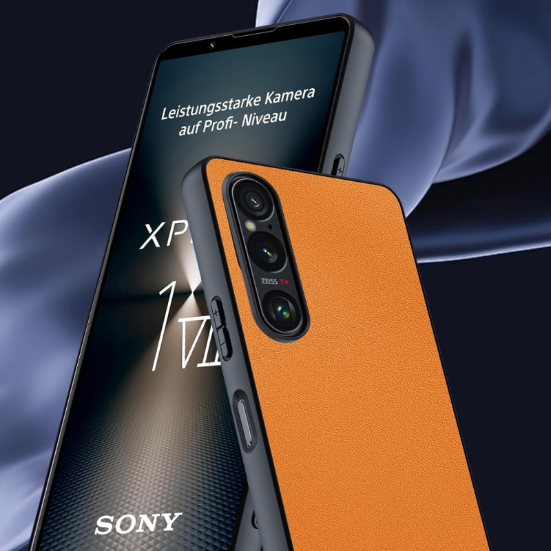 Til Sony Xperia 1 VII Cover PU-læderbelagt PC + TPU Stødsikkert Telefoncover