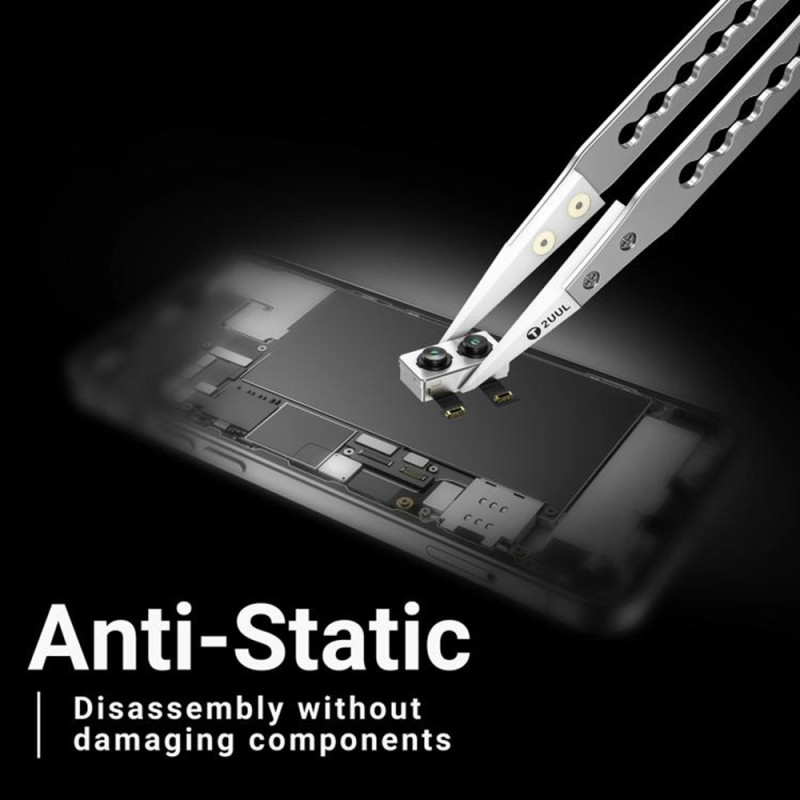 Ultrahård Isolerad Keramisk Pincett Antistatisk Precisionsspets Reparation