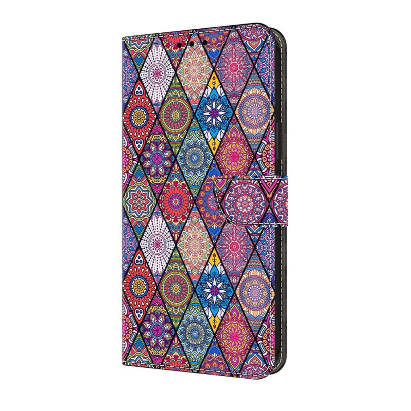 Til Google Pixel 10 Pro XL Pung Cover Mønsterprint PU-læder Flip Stand Mobilcover