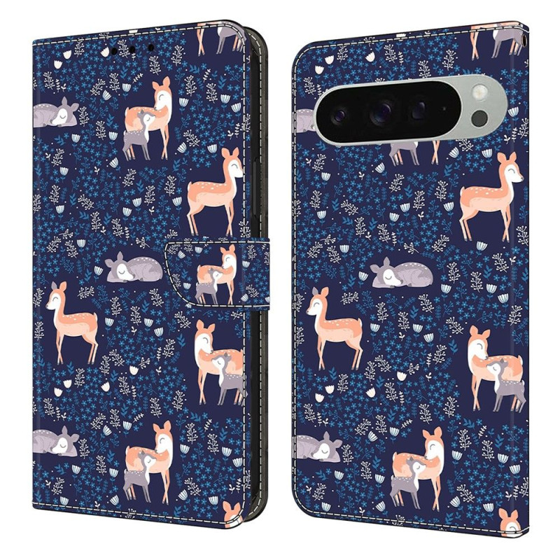 For Google Pixel 10 Pro XL Lommebokdeksel Mønstertrykk PU-skinn Flip Stativ Mobildeksel