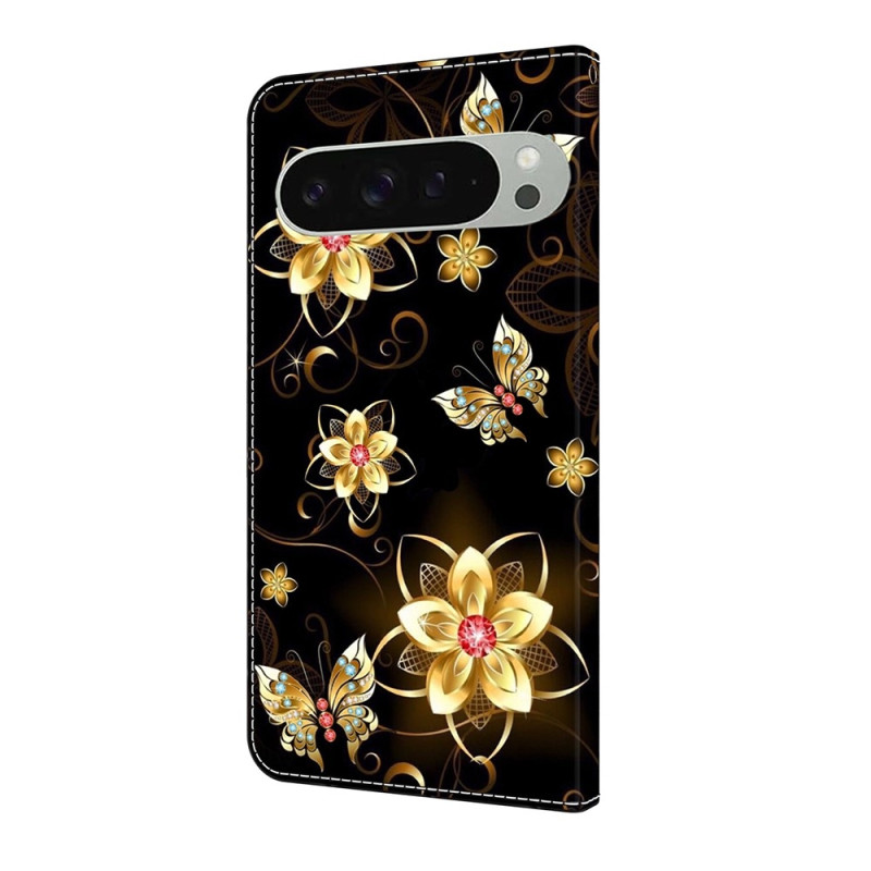 For Google Pixel 10 Pro XL Lommebokdeksel Mønstertrykk PU-skinn Flip Stativ Mobildeksel