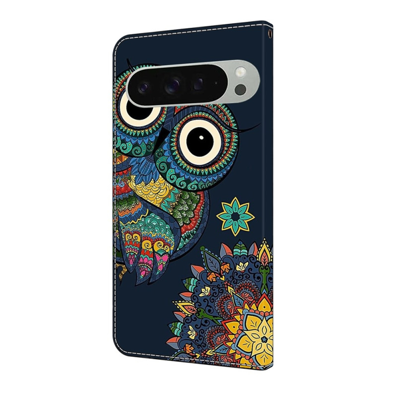 Til Google Pixel 10 Pro XL Pung Cover Mønsterprint PU-læder Flip Stand Mobilcover