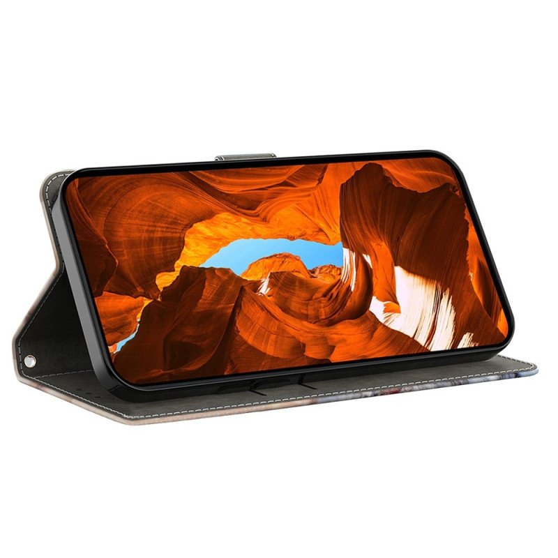 For Google Pixel 10 Pro XL Lommebokdeksel Mønstertrykk PU-skinn Flip Stativ Mobildeksel