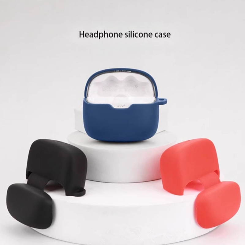 Til JBL Tune 245NC silikonetui - beskyttelsesetui med karabinkrok