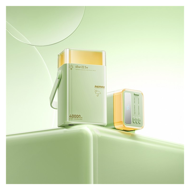 REMAX 65W+22.5W 40000mAh Powerbank Fast Charging Lighting Charger Quick Charge