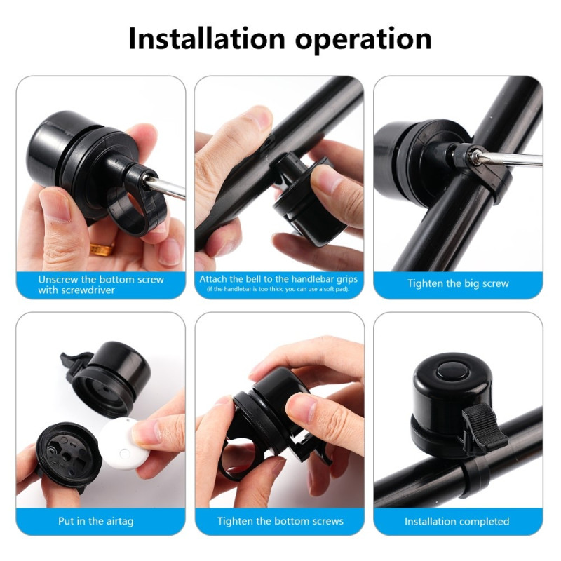 Ring Bell Sykkel inkl. Anti-tapt Tracker Global Finder Smart Locator iPhone