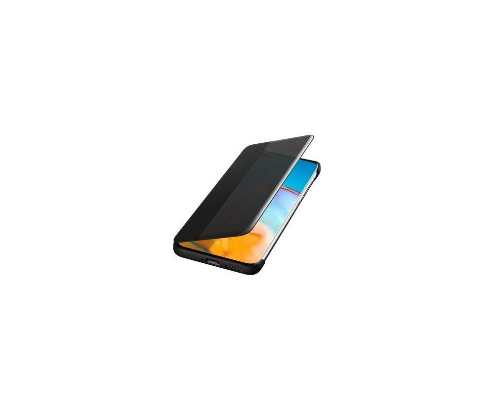 Huawei P40 Smart View Flip Cover Case Original - Svart