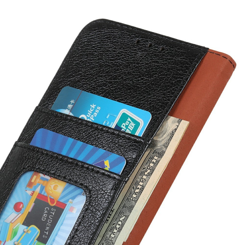Textured Split Leather Wallet Case Sony Xperia 1 VII