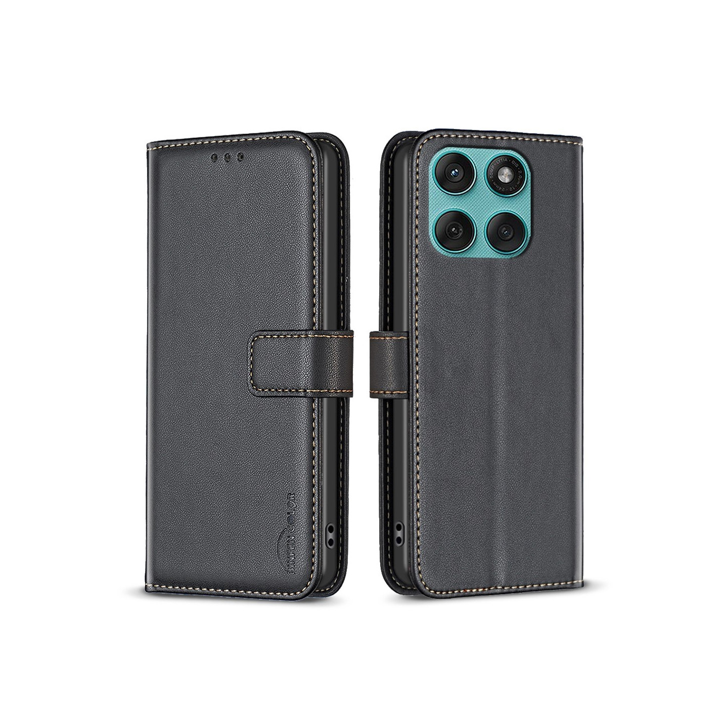 BINFEN Plånboksfodral Motorola Edge 60 5G / 60 Fusion 5G - Svart