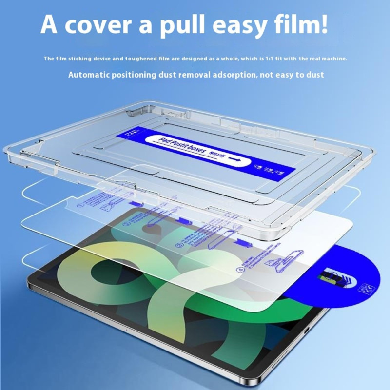 For iPad Pro 11 (2024) Skjermbeskytter Herdet Glass med applikator