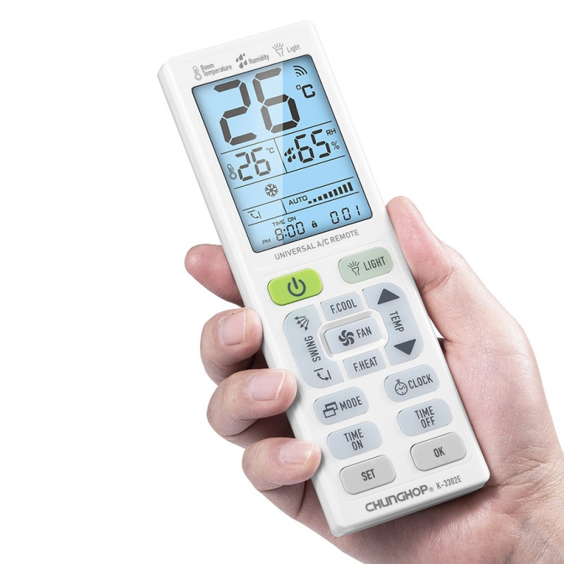Remote Control CHUNGHOP K-3302E Universal Replacement Air Conditioner AC