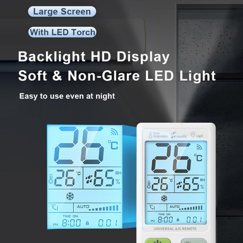 Fjernkontroll CHUNGHOP K-3302E universal erstatning klimaanlegg AC